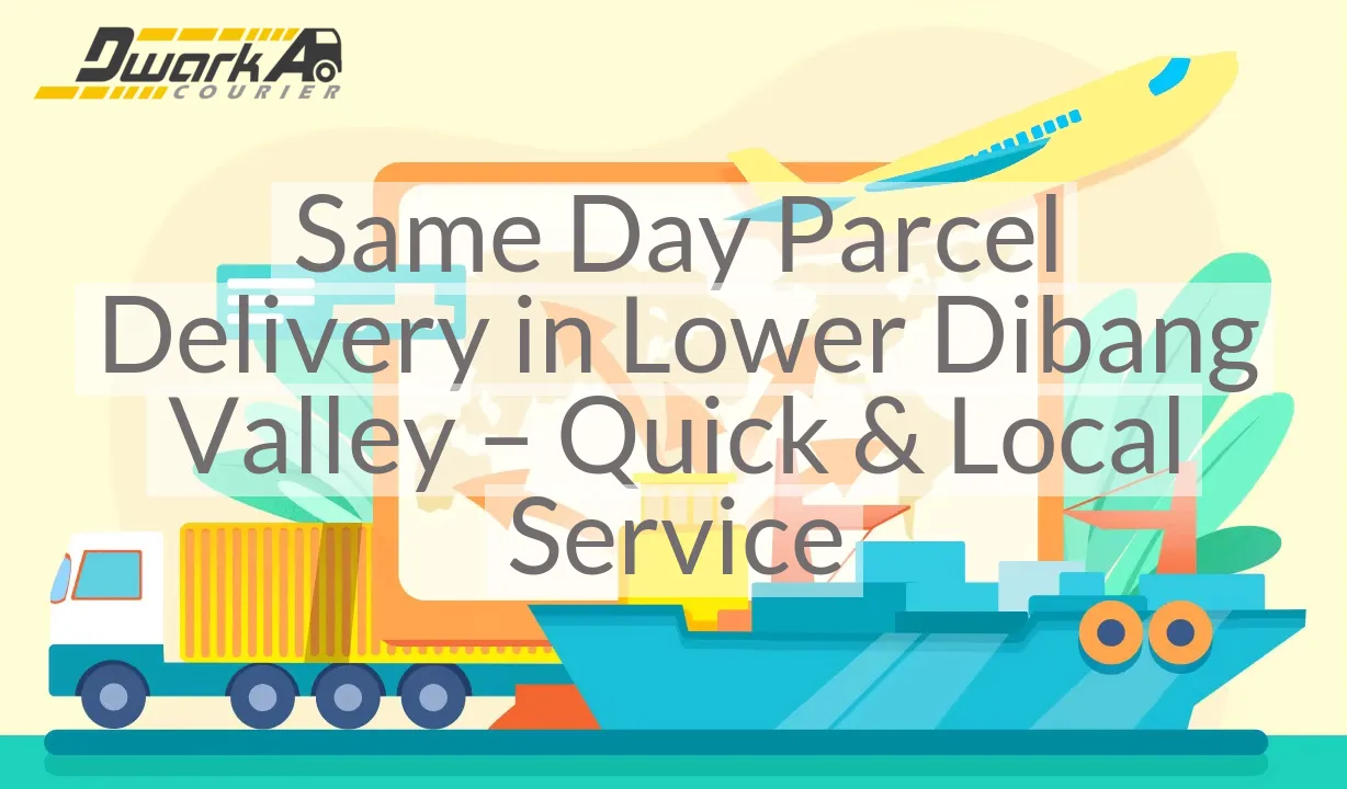 Same Day Parcel Delivery in Lower Dibang Valley – Quick & Local Service